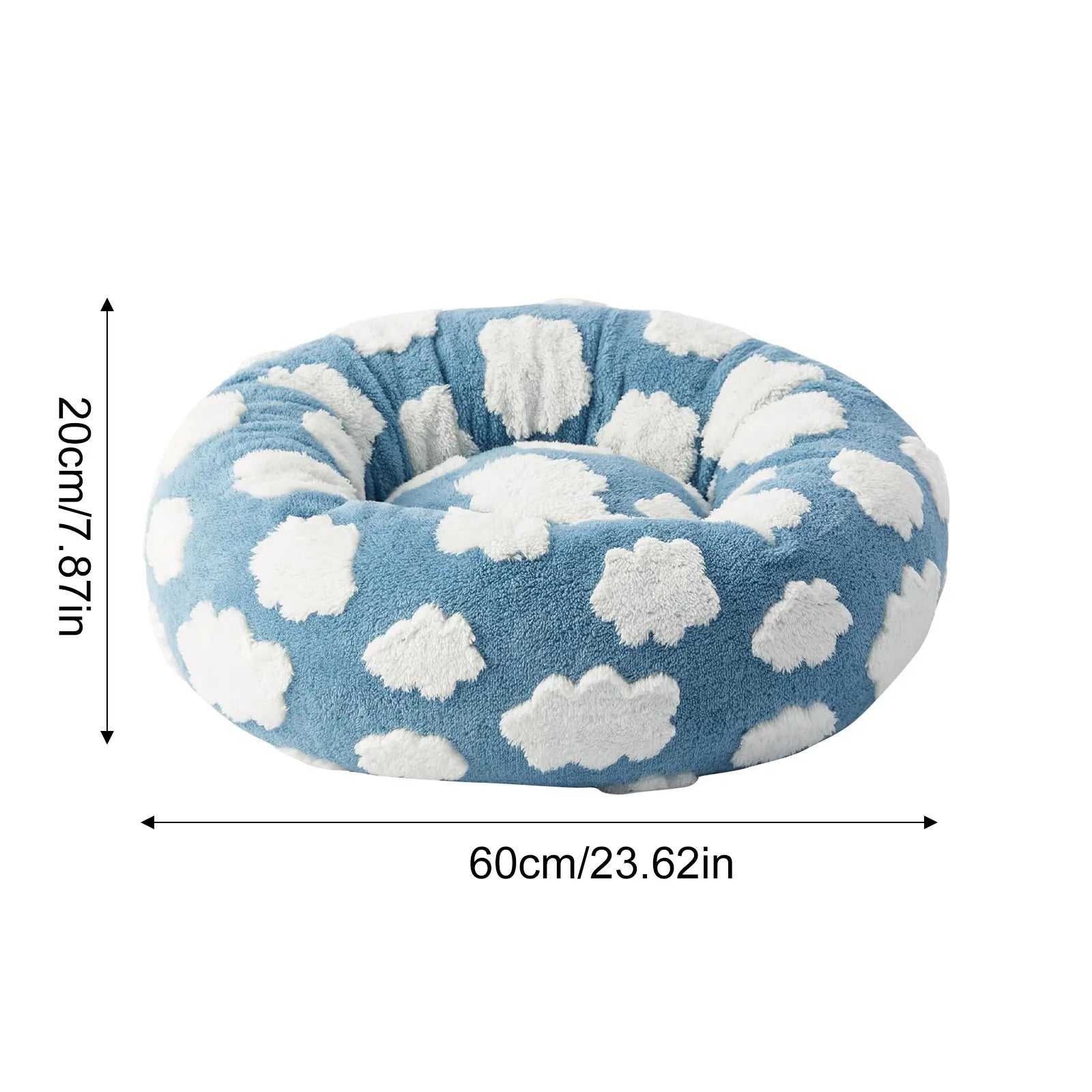 Cozy Orthopedic Dog Bed for Small Dogs – Washable Plush Puppy Sofa with Slip-Resistant Bottom