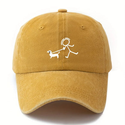 Dog Fashion Printed Baseball Cap – Stylish Outdoor Hat for Dog Lovers