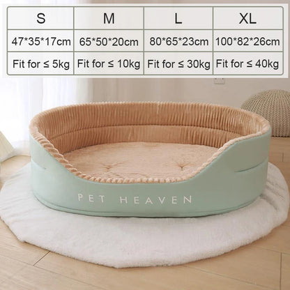 Dog Pillow Bed – Soft Pet Mattress Cushion for Dogs &amp; Cats, Sleeping Mat in S-XL Sizes for Small, Medium &amp; Large Pets