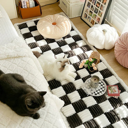 Plaid Dog Bed &amp; Couch Cover – Non-Slip Pet Mat for Travel &amp; Home | Custom Fit for Seat Extenders