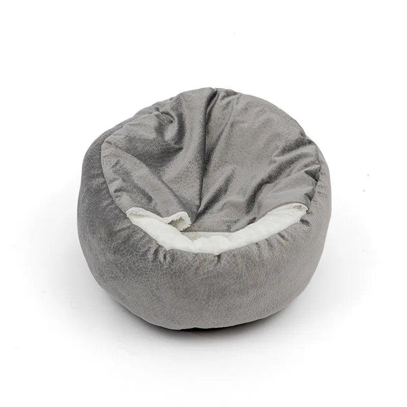 Orthopedic Dog Bed &amp; Cat Beds – Winter Warm Indoor Pet House with Soft Cushion &amp; Supportive Mat