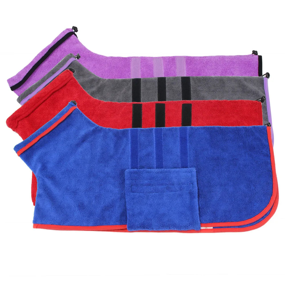 Soft &amp; Absorbent Dog Bath Towels - Mess-Free Drying for Your Furry Friend