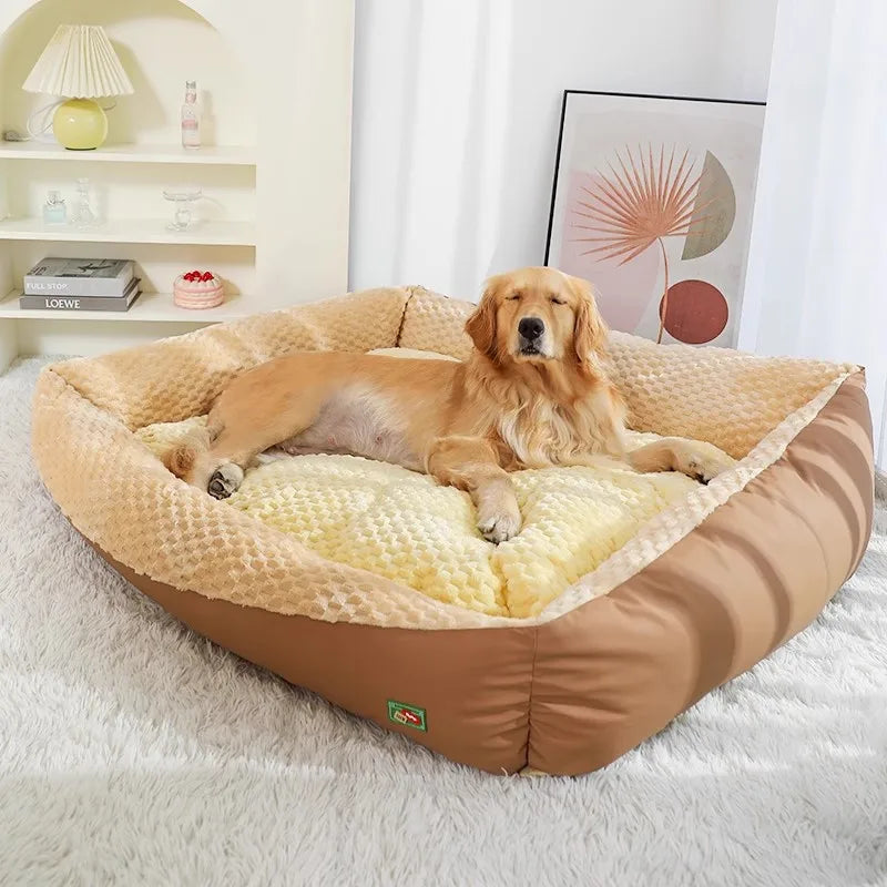 Large Winter Warm Dog Bed – Deep Sleep Pet Mattress for Dogs &amp; Cats, Cozy Kennel Cushion for Medium &amp; Large Pets