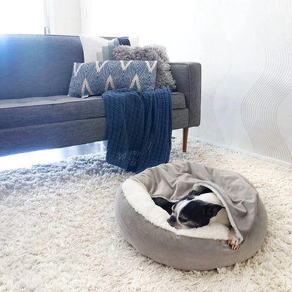 Orthopedic Dog Bed &amp; Cat Beds – Winter Warm Indoor Pet House with Soft Cushion &amp; Supportive Mat