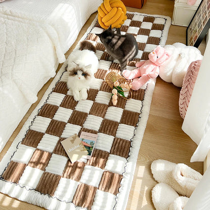 Plaid Dog Bed &amp; Couch Cover – Non-Slip Pet Mat for Travel &amp; Home | Custom Fit for Seat Extenders