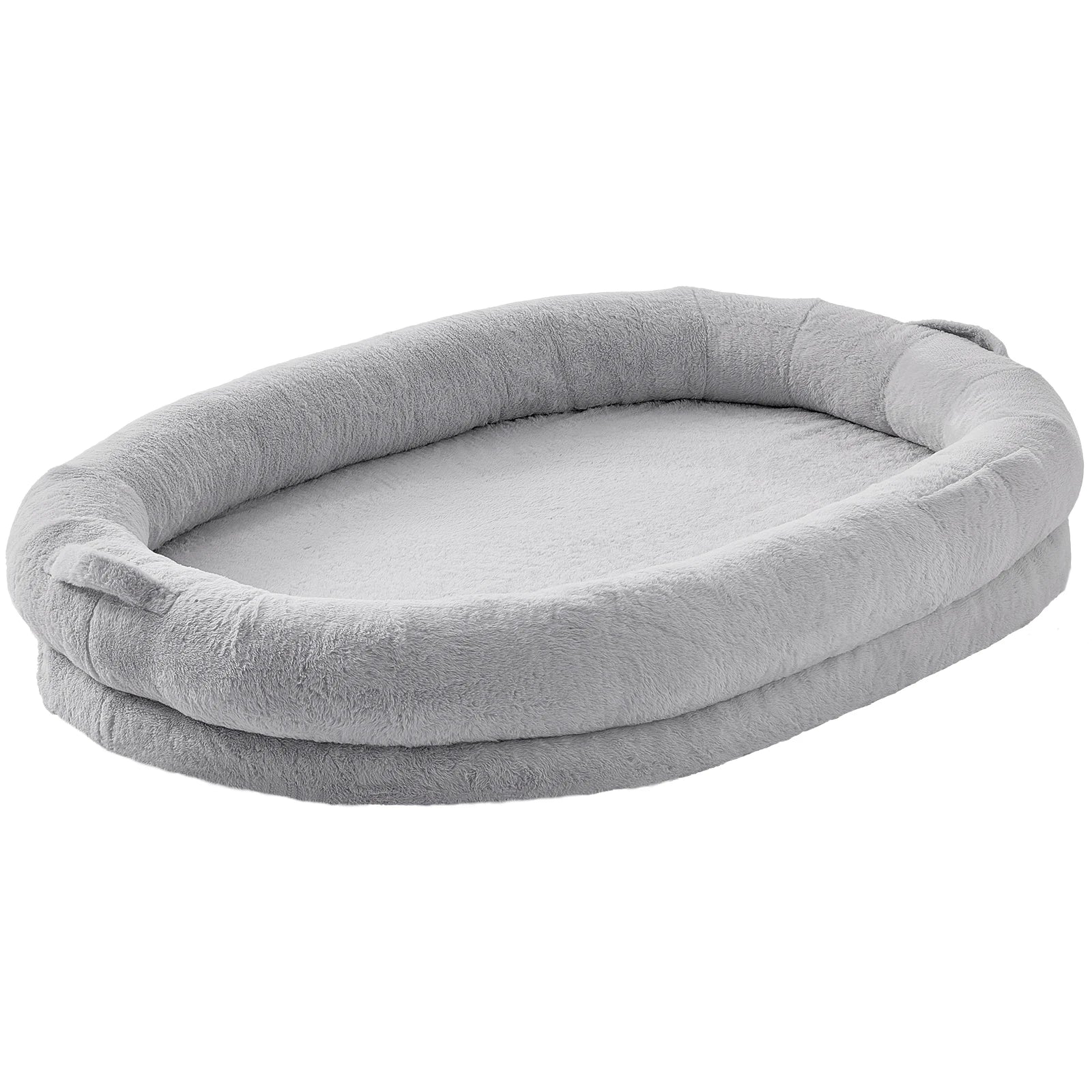 Human Dog Bed – Cozy Bedding with Washable Cover, Orthopedic Egg Foam