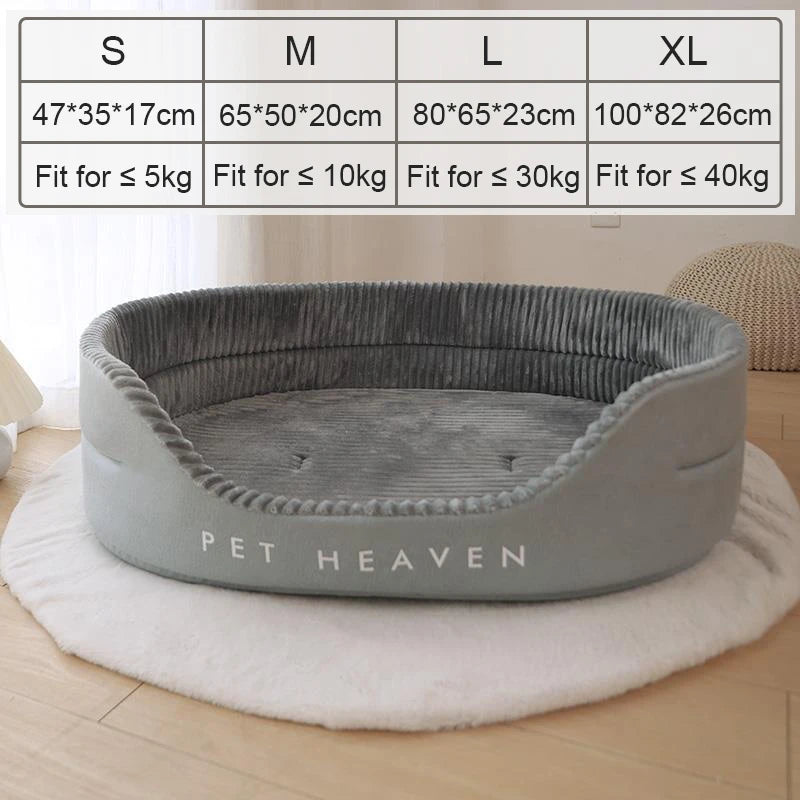 Dog Pillow Bed – Soft Pet Mattress Cushion for Dogs &amp; Cats, Sleeping Mat in S-XL Sizes for Small, Medium &amp; Large Pets