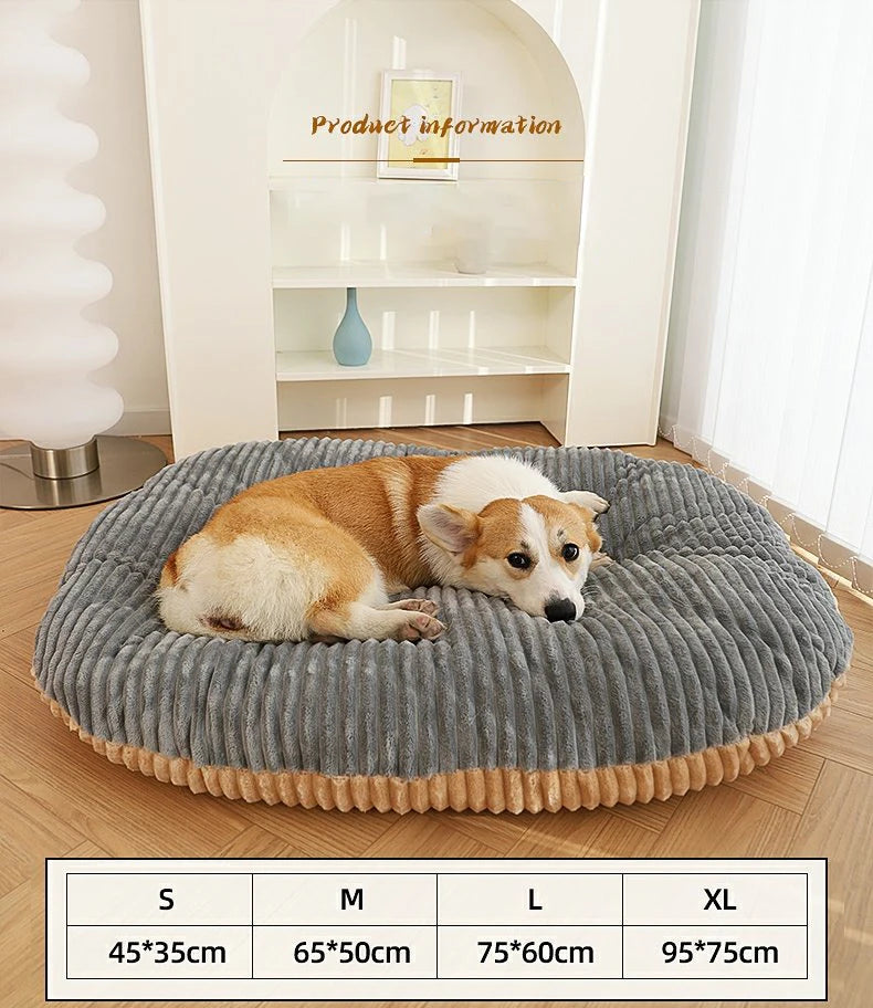 Dog Pillow Bed – Soft Pet Mattress Cushion for Dogs &amp; Cats, Sleeping Mat in S-XL Sizes for Small, Medium &amp; Large Pets