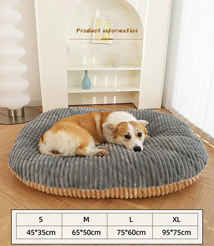 Dog Pillow Bed – Soft Pet Mattress Cushion for Dogs &amp; Cats, Sleeping Mat in S-XL Sizes for Small, Medium &amp; Large Pets