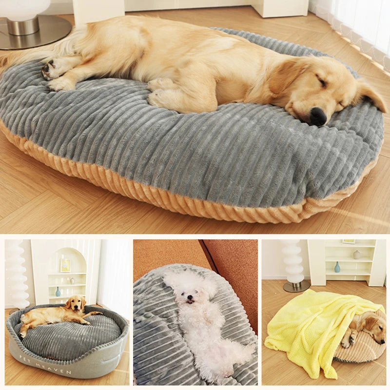 Dog Pillow Bed – Soft Pet Mattress Cushion for Dogs &amp; Cats, Sleeping Mat in S-XL Sizes for Small, Medium &amp; Large Pets