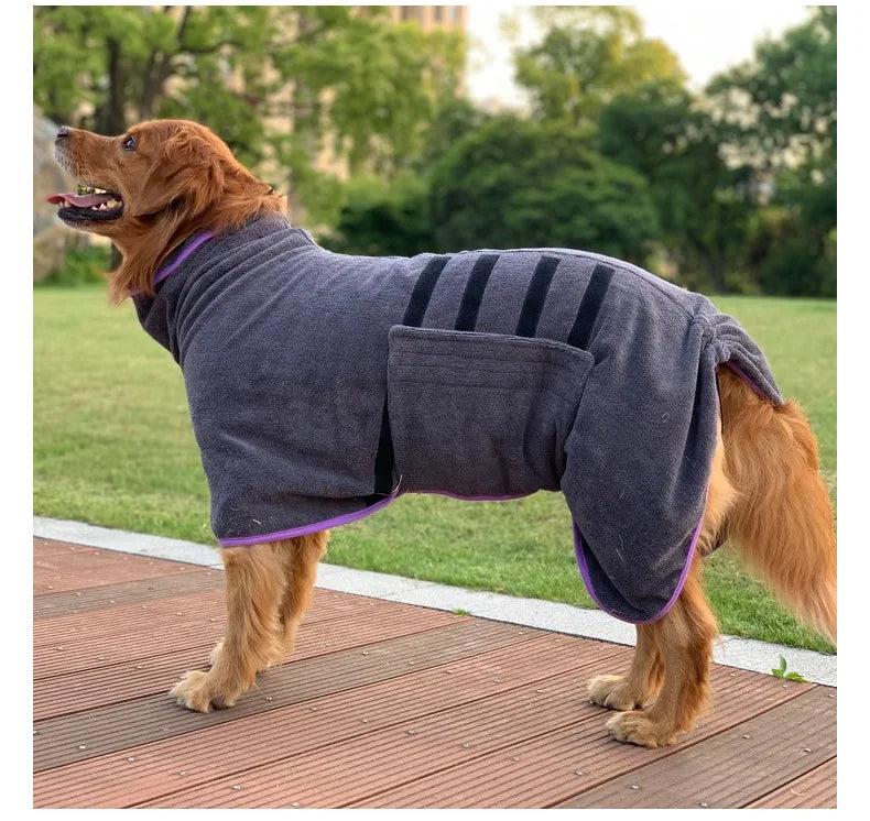 Soft &amp; Absorbent Dog Bath Towels - Mess-Free Drying for Your Furry Friend