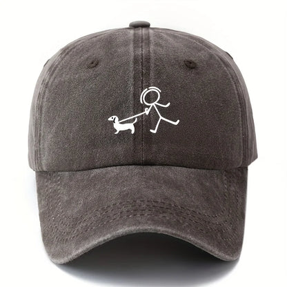 Dog Fashion Printed Baseball Cap – Stylish Outdoor Hat for Dog Lovers