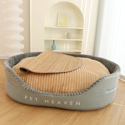Dog Pillow Bed – Soft Pet Mattress Cushion for Dogs &amp; Cats, Sleeping Mat in S-XL Sizes for Small, Medium &amp; Large Pets