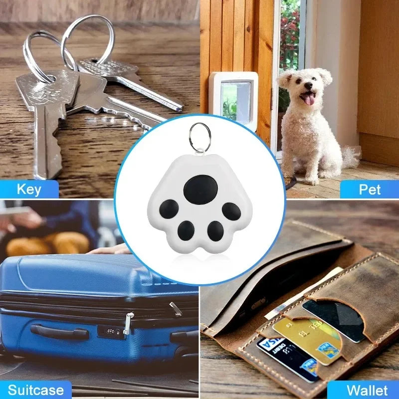 Mini Pet Anti-Lost GPS Tracker – Bluetooth Locator for Dogs, Cats, Keys &amp; Bags (iOS/Android)