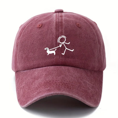Dog Fashion Printed Baseball Cap – Stylish Outdoor Hat for Dog Lovers