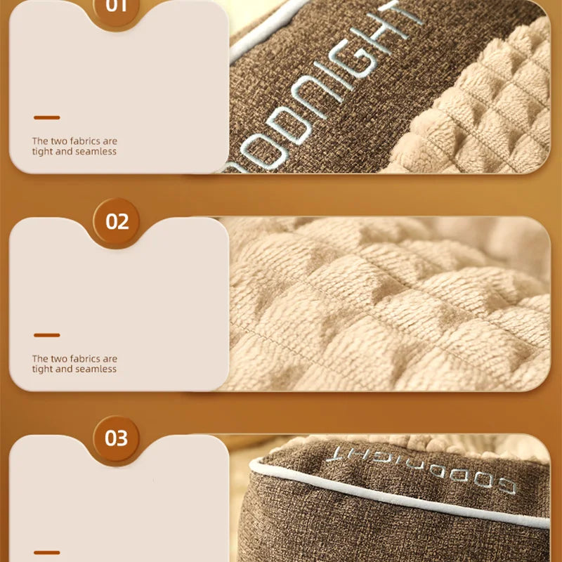 Large Comfy Dog &amp; Cat Bed – Warm Plush Sleeping Mat, Nest Kennel Mattress for Small, Medium &amp; Large Pets