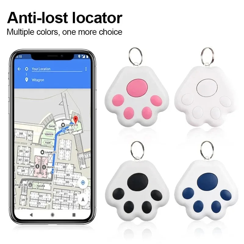 Mini Pet Anti-Lost GPS Tracker – Bluetooth Locator for Dogs, Cats, Keys &amp; Bags (iOS/Android)