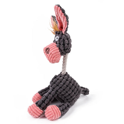Cute Donkey Pet Animal Toy – Pet Training Interactive Toy for Small Dogs and Puppies