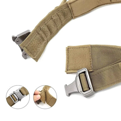 Tactical Police Dog Collar - Adjustable Durable Nylon Military Collar for German Shepherds, Medium &amp; Large Dogs, Walking &amp; Training Pet Accessories