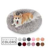 Calming Donut Dog Bed | Cozy Plush Bed for Dogs & Cats