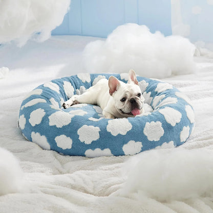 Cozy Orthopedic Dog Bed for Small Dogs – Washable Plush Puppy Sofa with Slip-Resistant Bottom