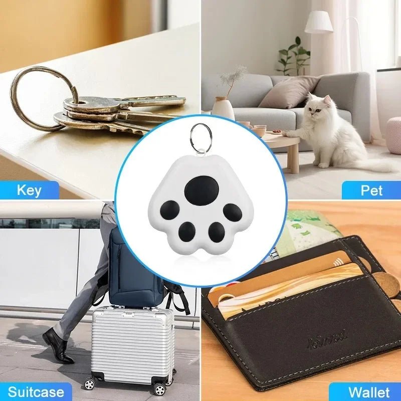 Mini Pet Anti-Lost GPS Tracker – Bluetooth Locator for Dogs, Cats, Keys &amp; Bags (iOS/Android)