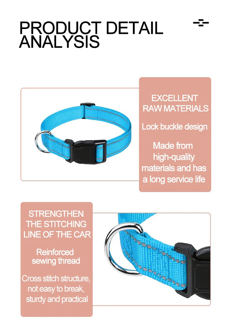 Choker Style Small Dog Collar – Decorative Puppy &amp; Big Dog Necklace Collar