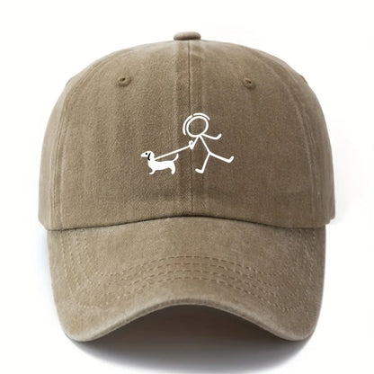 Dog Fashion Printed Baseball Cap – Stylish Outdoor Hat for Dog Lovers