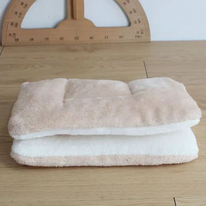 Flannel Pet Mat Dog Bed - Thick Sleeping Mat for Small Dogs &amp; Cats | Soft Blanket Mat for Puppies, Kittens, and Pets