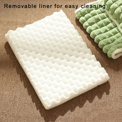 Luxury Plush Pet Sofa Bed - Soft &amp; Warm Hypoallergenic Deep Sleep Cushion for Ultimate Comfort