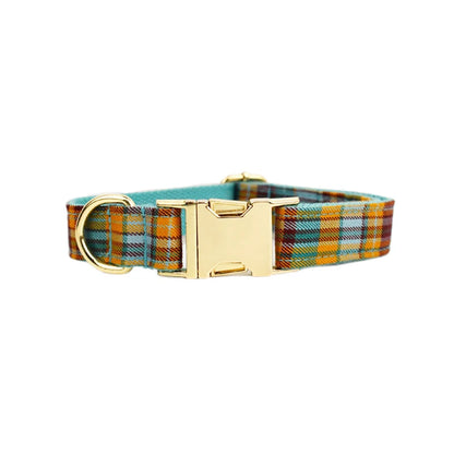 High Quality Custom Cotton Dog Collar, Leash &amp; Harness Set – Personalized Pet Accessories with Bow