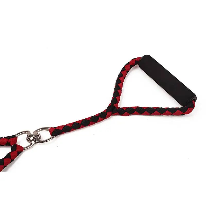 Double Dog Leash for Walking Two Dogs – Durable Nylon Pet Coupler with Comfortable EVA Handle, 140cm