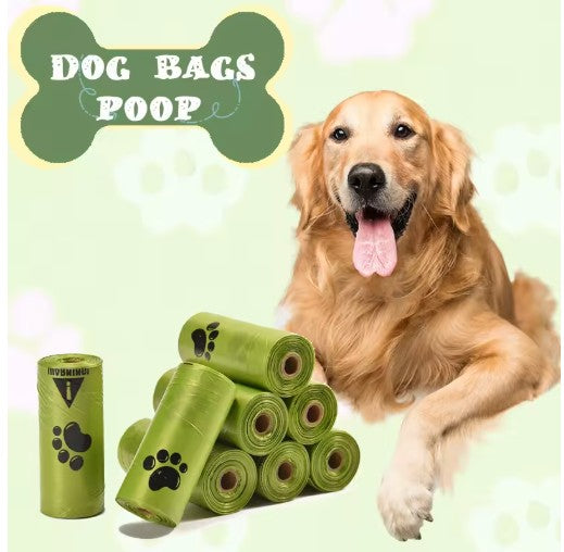 Eco-Friendly Pet Poop Bags – Biodegradable Dog Waste Bags for Outdoor Cleaning