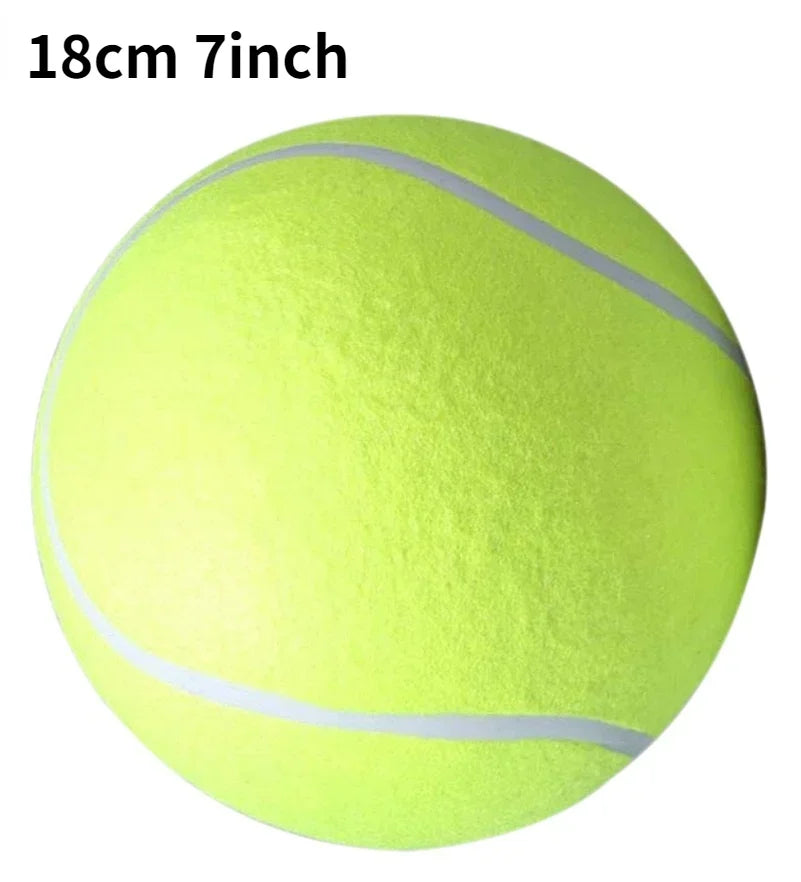 Giant Dog Tennis Ball – Mega Jumbo Pet Chew Toy for Dogs, Training &amp; Play Ball, Plush Interactive Toy for Pets &amp; Kids