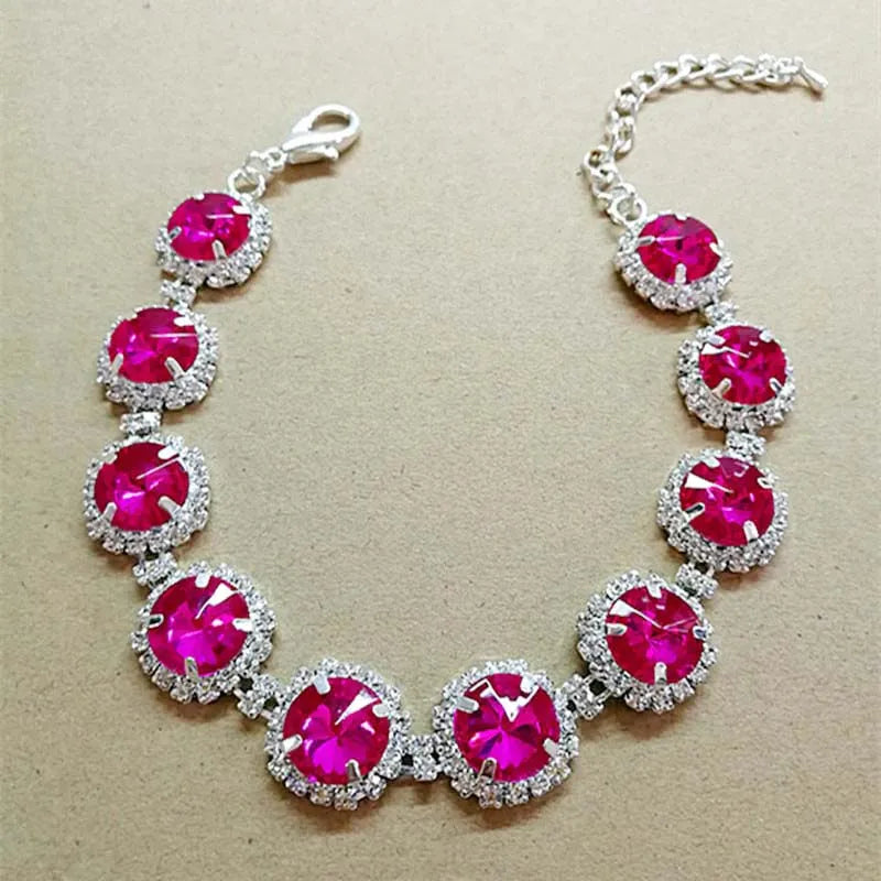 Luxury Rhinestone Dog Collar Necklace – Wedding Pet Jewelry with Colorful Diamond Inlay, Elegant Bling Collar for Small Dogs &amp; Cats