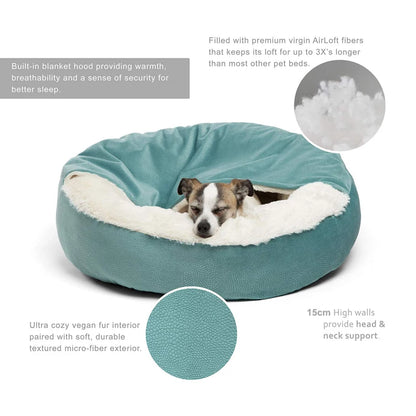 Orthopedic Dog Bed &amp; Cat Beds – Winter Warm Indoor Pet House with Soft Cushion &amp; Supportive Mat
