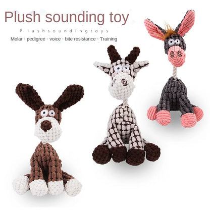 Cute Donkey Pet Animal Toy – Pet Training Interactive Toy for Small Dogs and Puppies