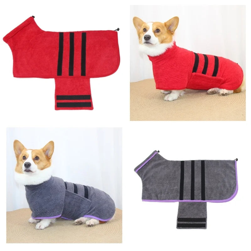 Soft &amp; Absorbent Dog Bath Towels - Mess-Free Drying for Your Furry Friend