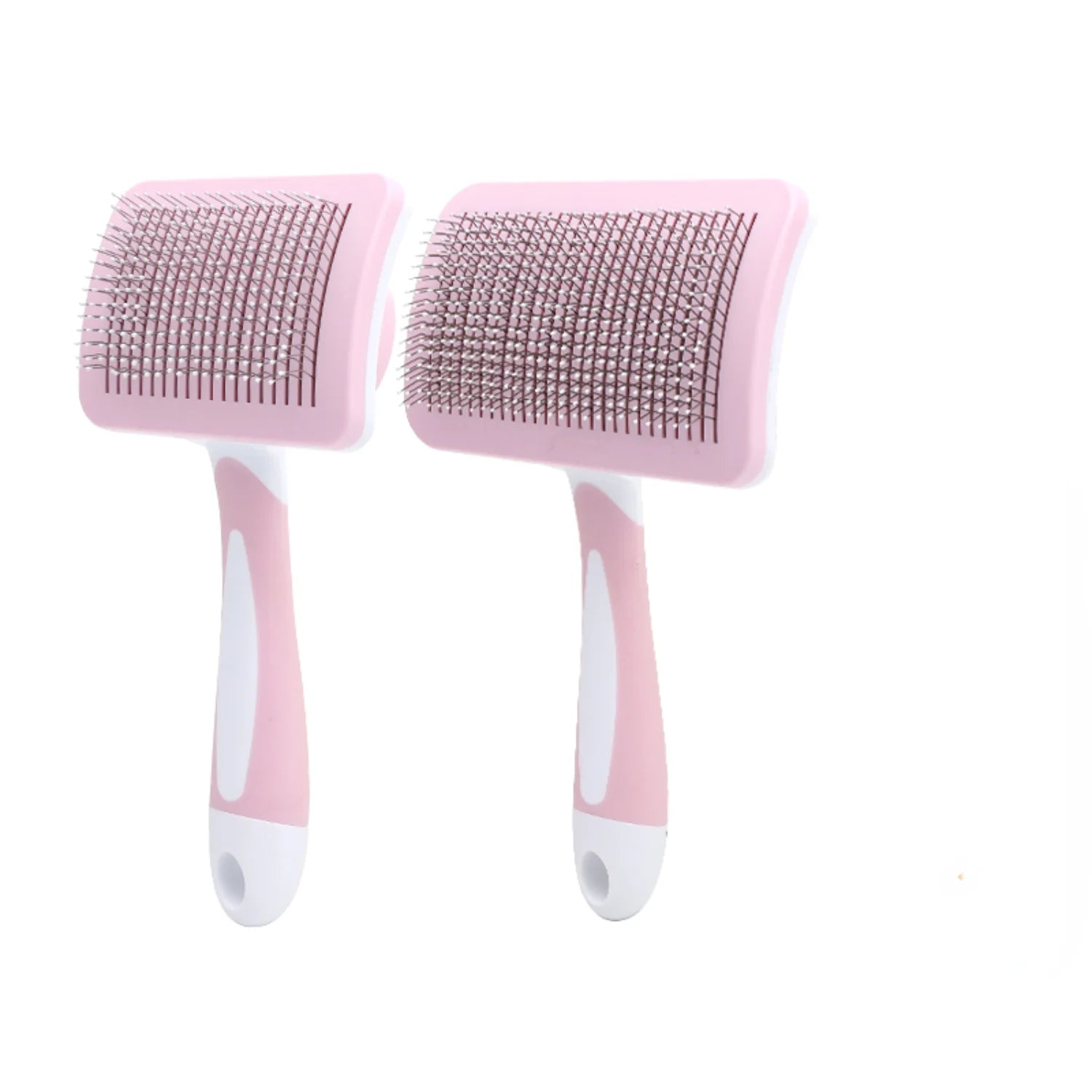 Self-Cleaning Pet Grooming Slicker Brush – Cat &amp; Dog Hair Removal, Bath Brush &amp; Deshedding Tool