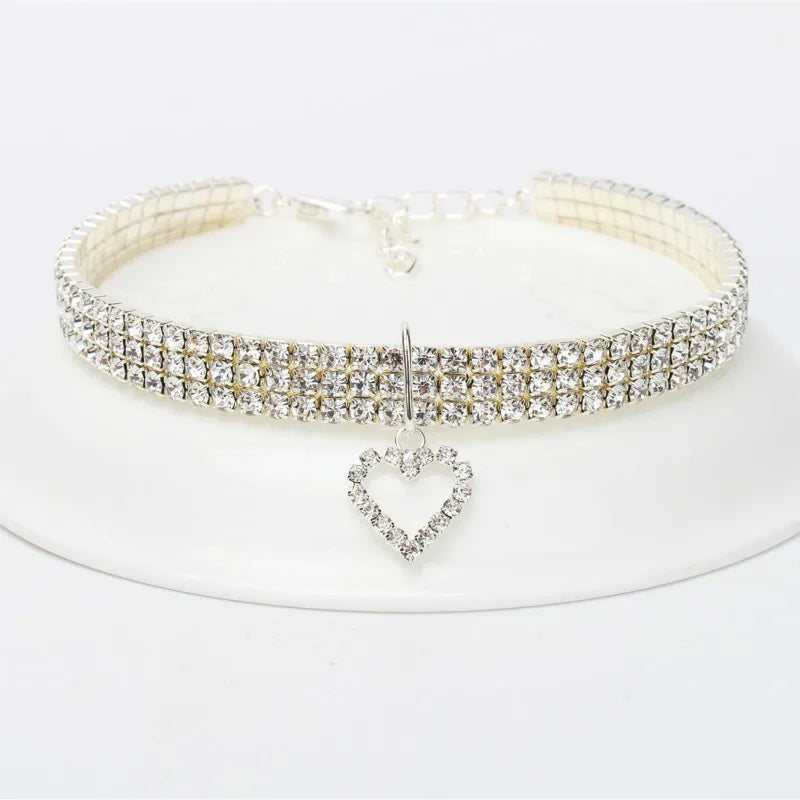 Rhinestone Pet Necklace for Dog & Cats