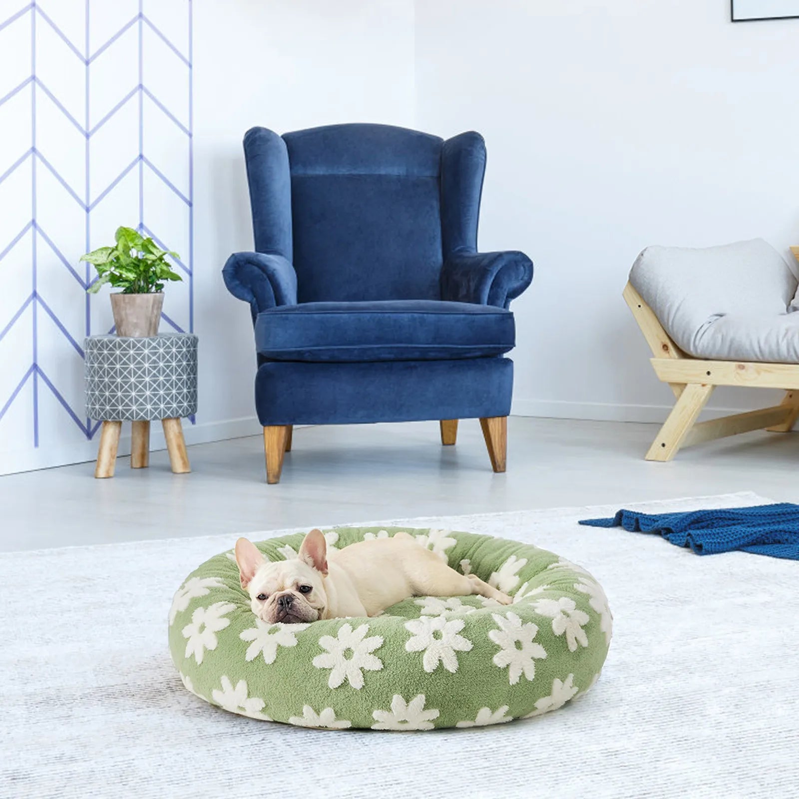 Cozy Orthopedic Dog Bed for Small Dogs – Washable Plush Puppy Sofa with Slip-Resistant Bottom