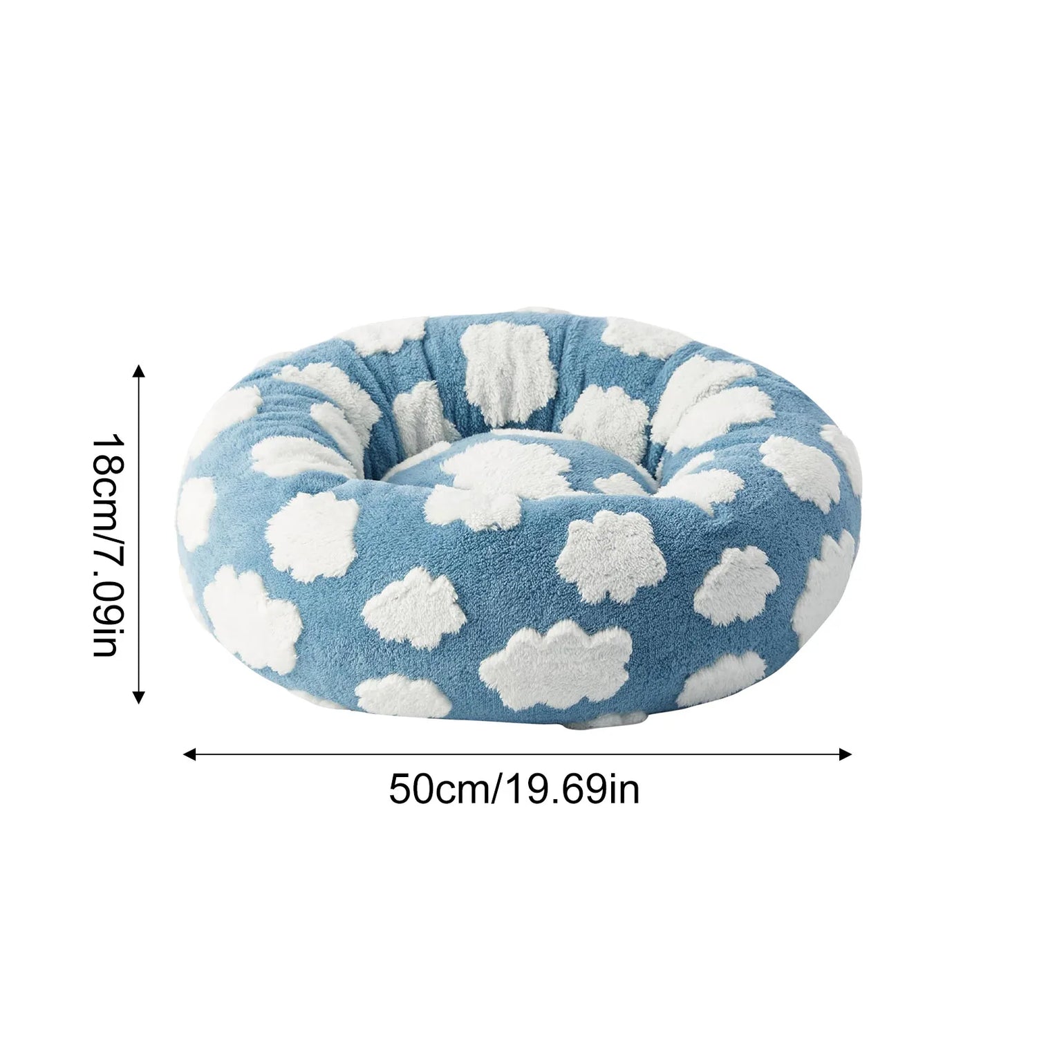Cozy Orthopedic Dog Bed for Small Dogs – Washable Plush Puppy Sofa with Slip-Resistant Bottom