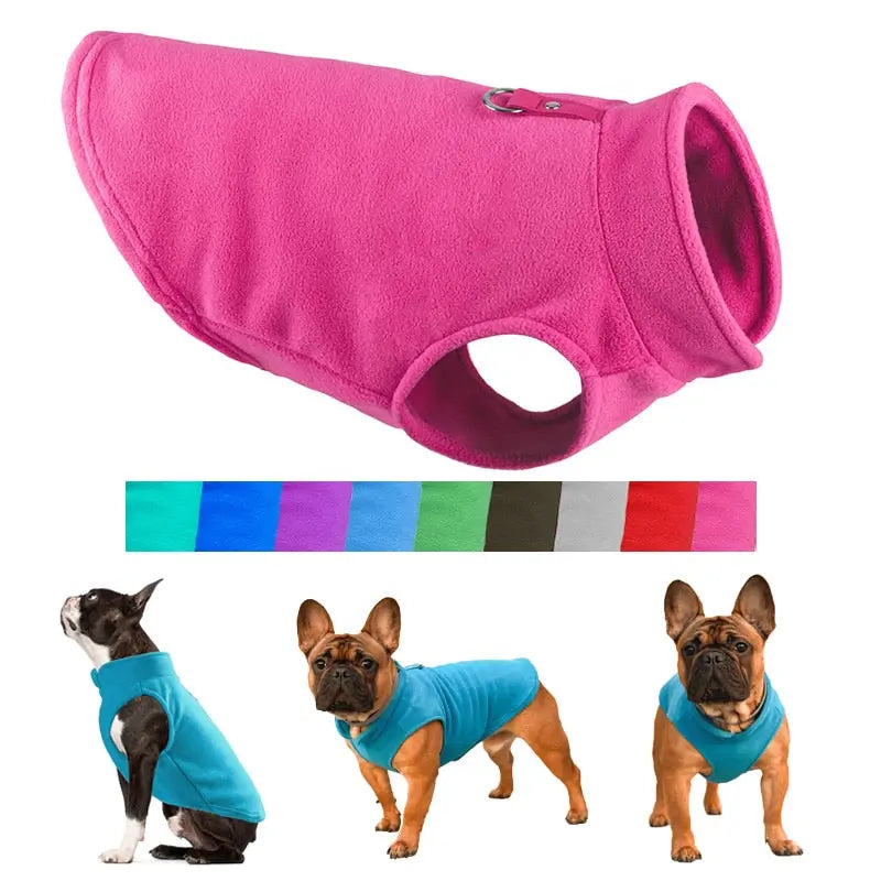 Winter Fleece Pet Dog Clothes Puppy Clothing French Bulldog Coat Pug Costumes Jacket For Small Dogs Chihuahua Vest Yorkie Kitten My Magnolia Shop