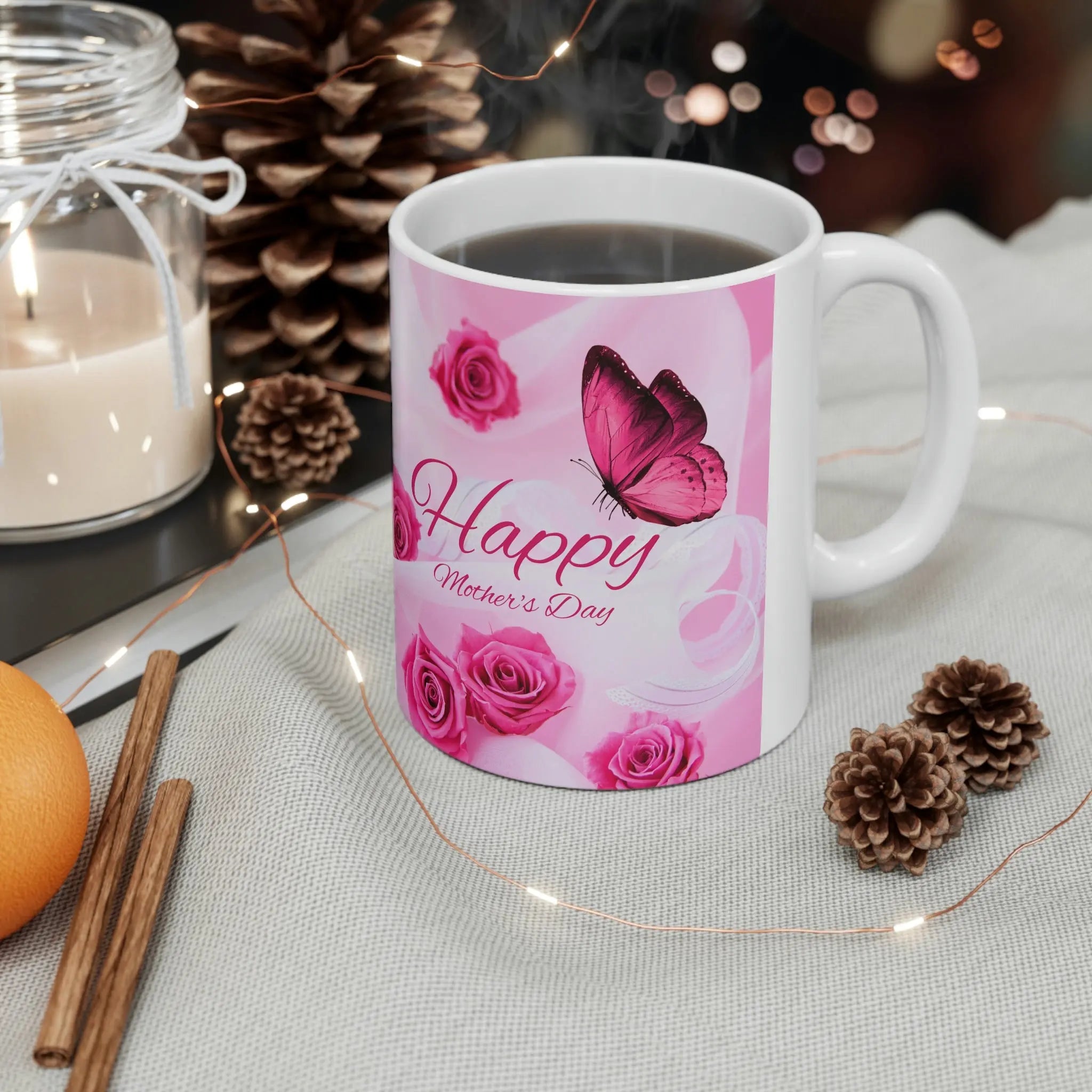 Happy Mothers Day- Gift for Mothers-Ceramic Mug 11oz Printify